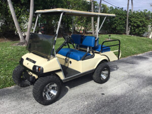 golf cart lift kit, club car lift kit, ezgo lift kit, lifted golf cart