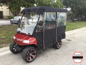 golf cart enclosures, advanced ev golf cart enclosure, evolution golf cart enclosure