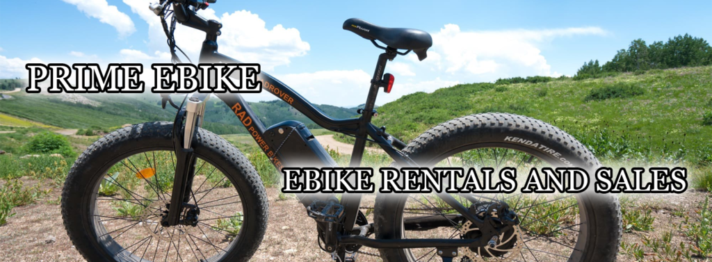 ebike rentals, prime ebike, electric bike rental, fat tire ebike