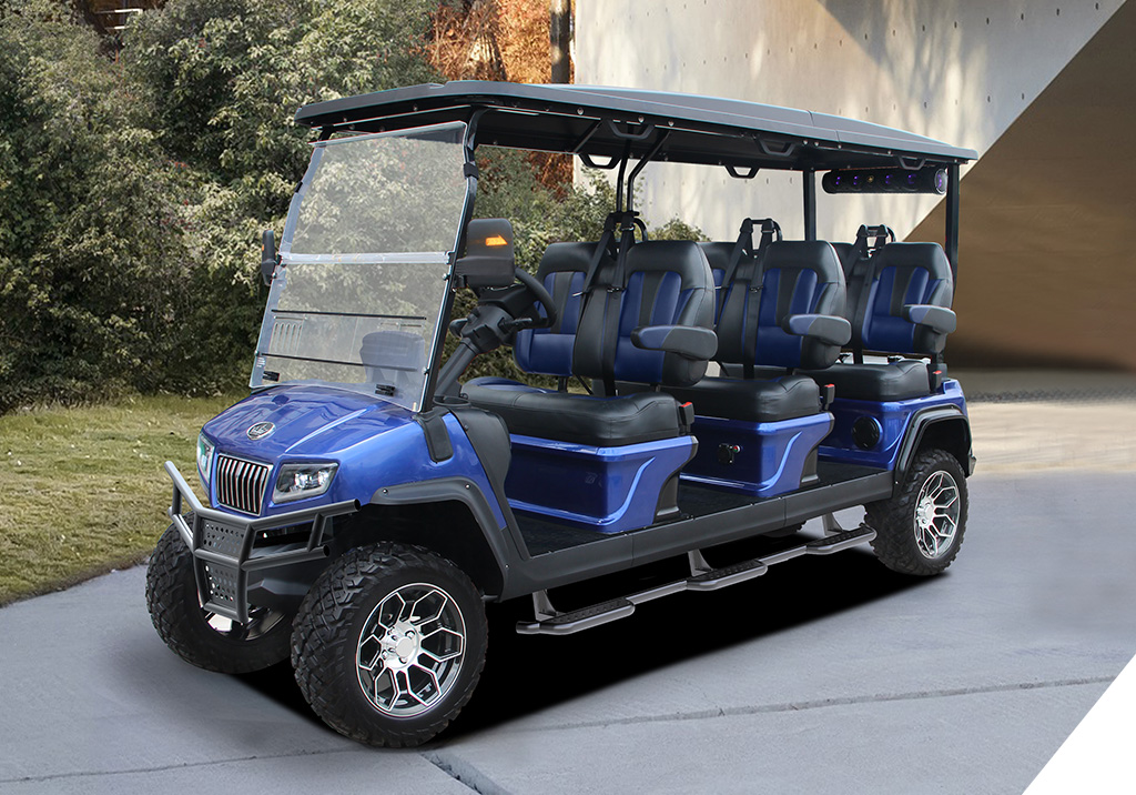 evolution d5 6 passenger golf cart, d5 evolution golf cart, street legal lsv