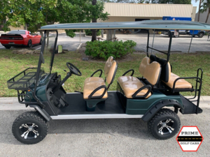 silverlight golf cart, 4 passenger lifted golf cart, 6 passenger lifted golf cart